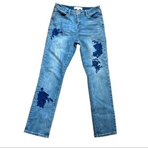 Navigata Women Embroidered Jeans Blue Size 30